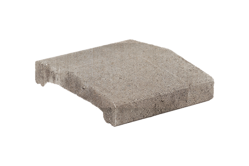 Betonová plotová stříška hladká KB ps-20 A 250 Bílá natur C8