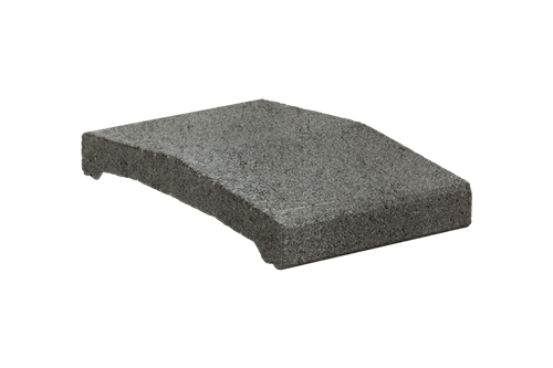 Betonová plotová stříška hladká KB ps-30 A 250 1-C9-03 
