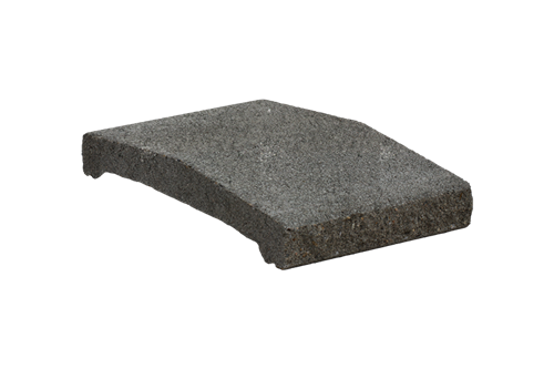 Betonová plotová stříška štípaná KB ps-30 B 250 1-C9-03