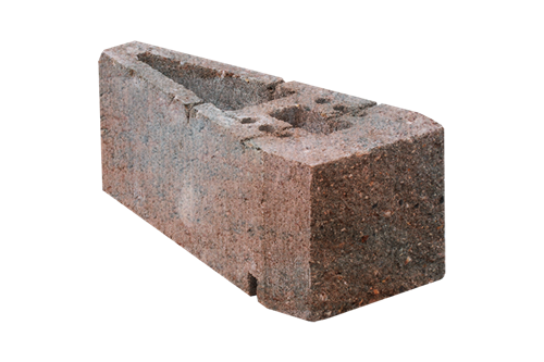 GEOSTONE FLAT 1/2 štípaný Červeno-černá