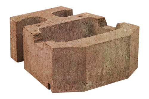 GEOSTONE POT hladký  Žluto-červená