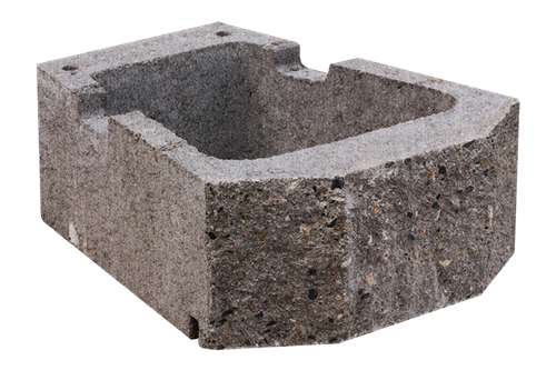 GEOSTONE SHELF štípaný Hnědá