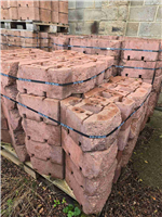 GEOSTONE miniBENT 1/4 štípaný Červená NESTANDARD