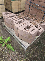 GEOSTONE miniFLAT štípaný Hnědá NESTANDARD