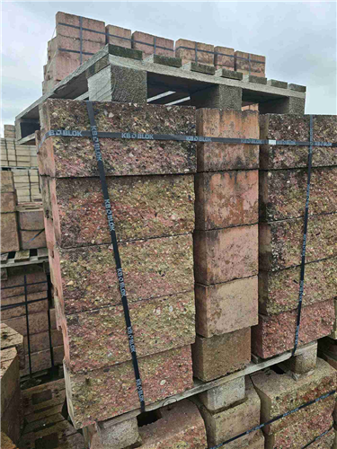 GEOSTONE miniFLAT štípaný Žluto-červená NESTANDARD