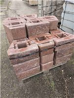 GEOSTONE miniFLAT štípaný Červeno-hnědá NESTANDARD