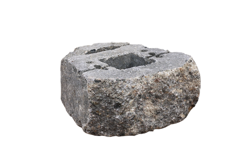 GEOSTONE miniBENT GRIND štípaný Bílá natur-černá C8