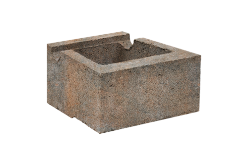 CUP STONE malý hladký Skořicovo-černá