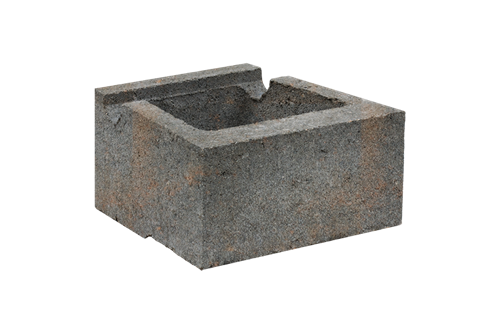 CUP STONE malý hladký Skořicovo-černá C8