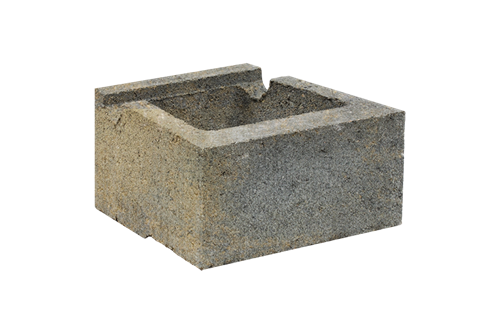 CUP STONE malý hladký Žluto-černá C8