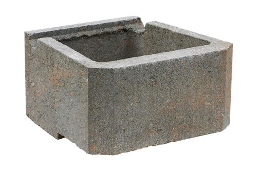 CUP STONE velký hladký Skořicovo-černá C8