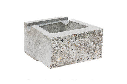 CUP STONE malý RUSTIK Bílá