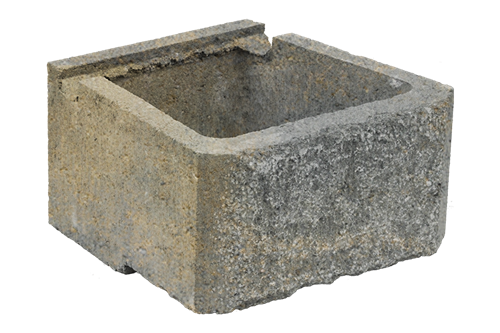 CUP STONE velký RUSTIK Žluto-černá C8