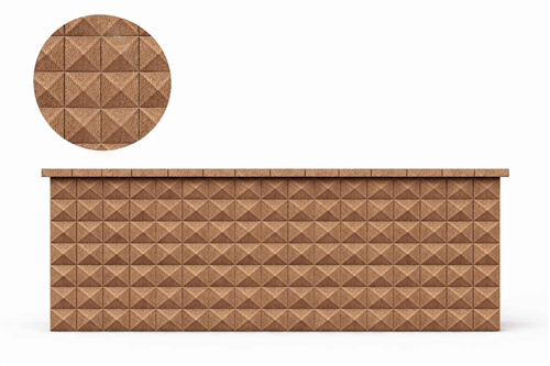 KB Pyramidový blok Hnědá