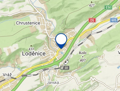 Omezený příjezd k prodejně stavebnin KB-BLOK Loděnice